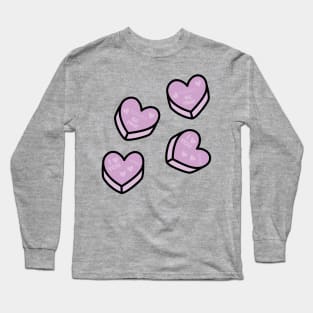 Xaden Pink Hearts Long Sleeve T-Shirt